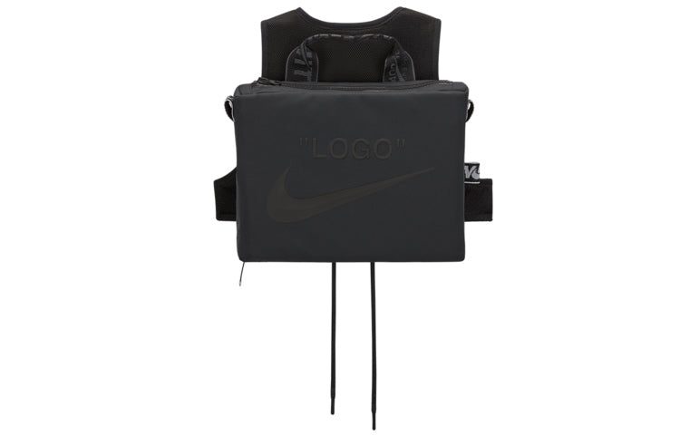 (WMNS) Nike x OFF-WHITE Utility Detachable Backpack Vest Black BV8054-010 - 2