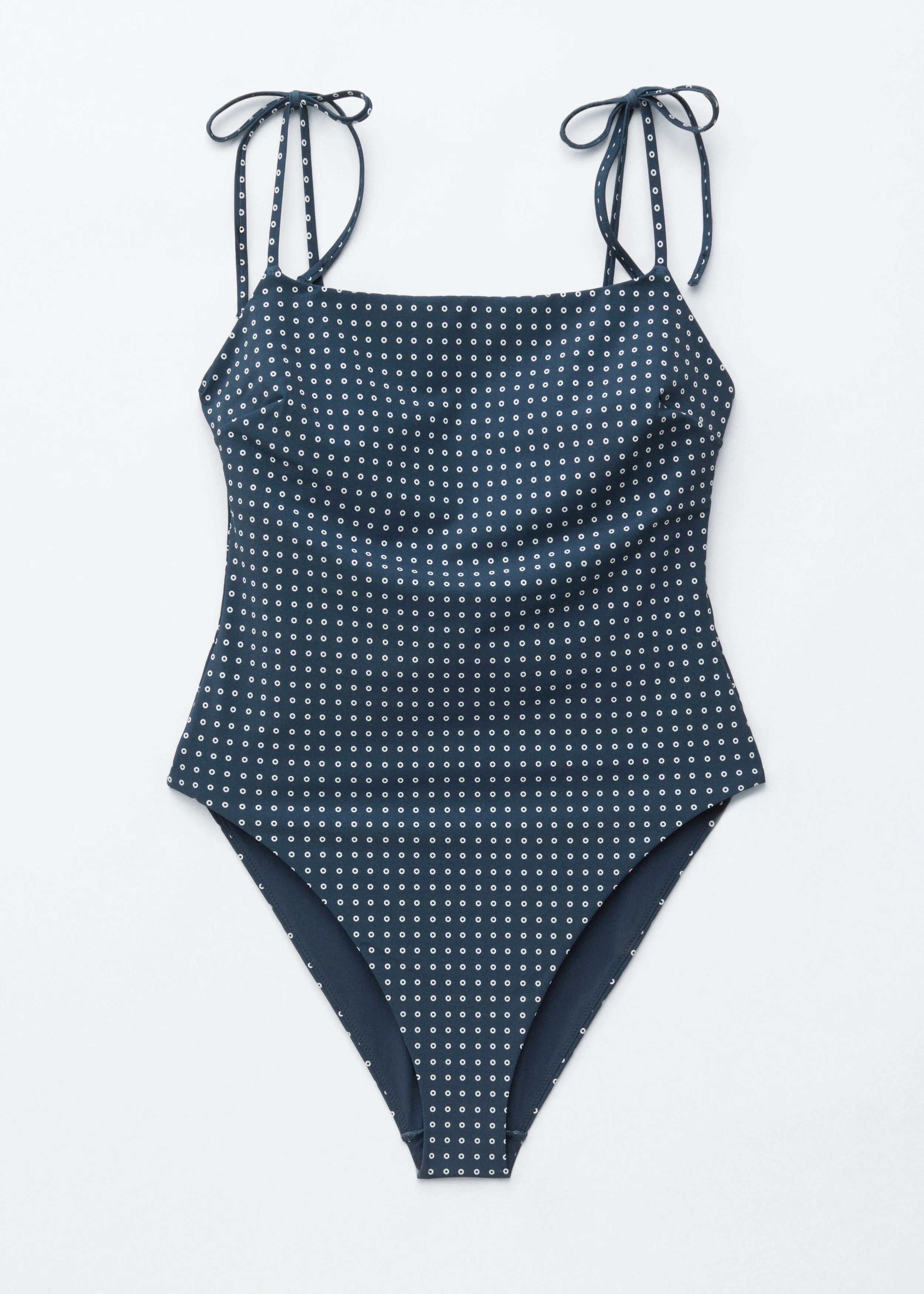 Tie-Strap Swimsuit - 1