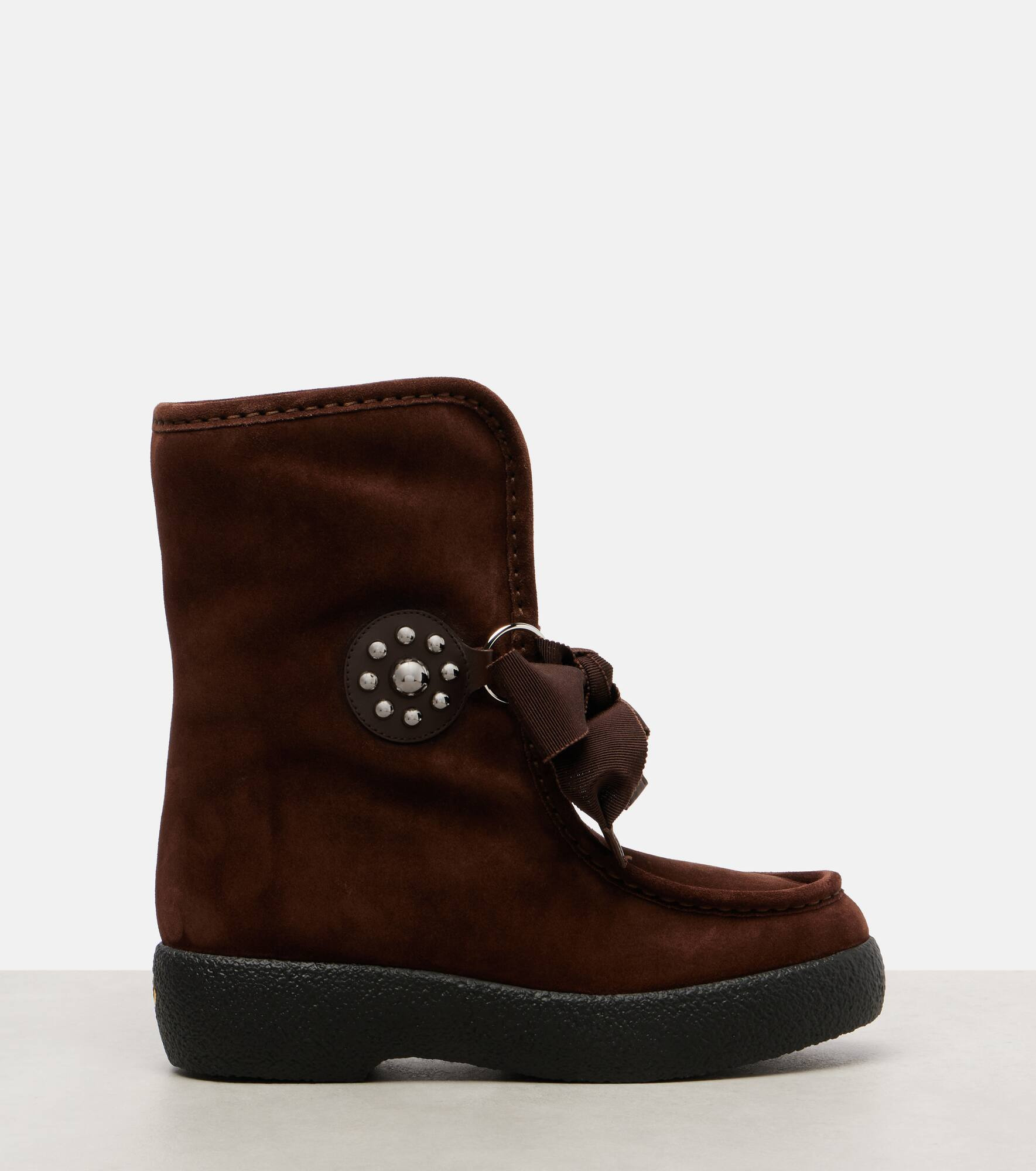 Snowish suede ankle boots - 4