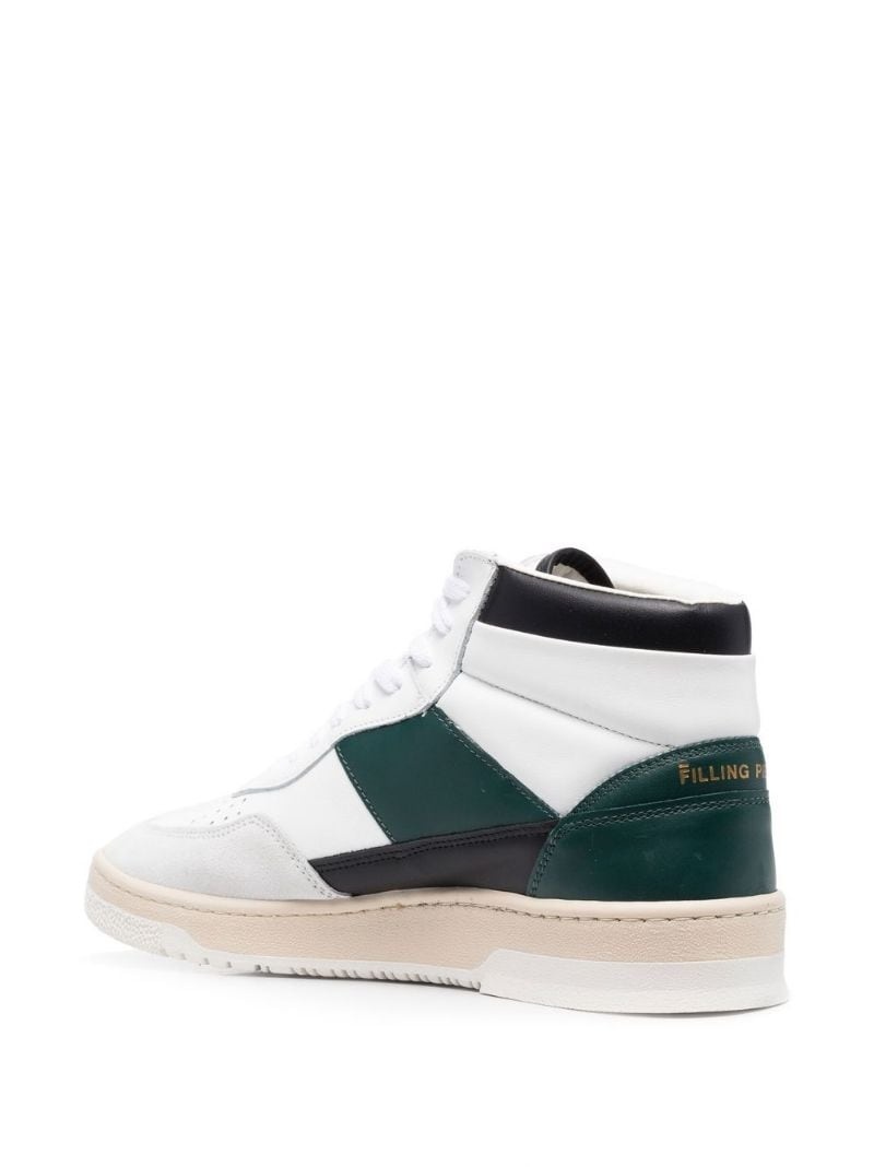 colour-block panelled sneakers - 3