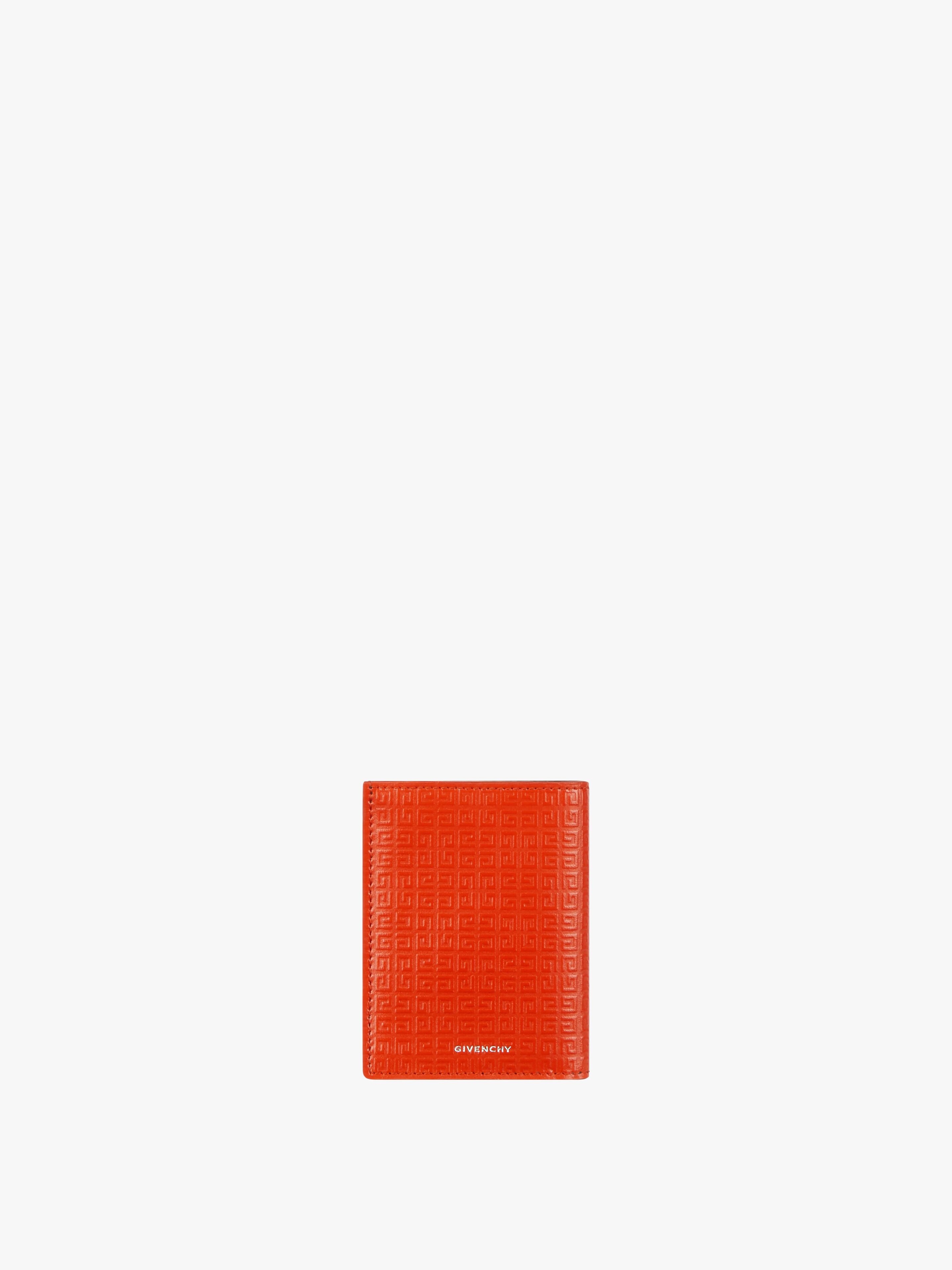 CARD HOLDER IN 4G LEATHER WITH CERAMIC PRINT - 4
