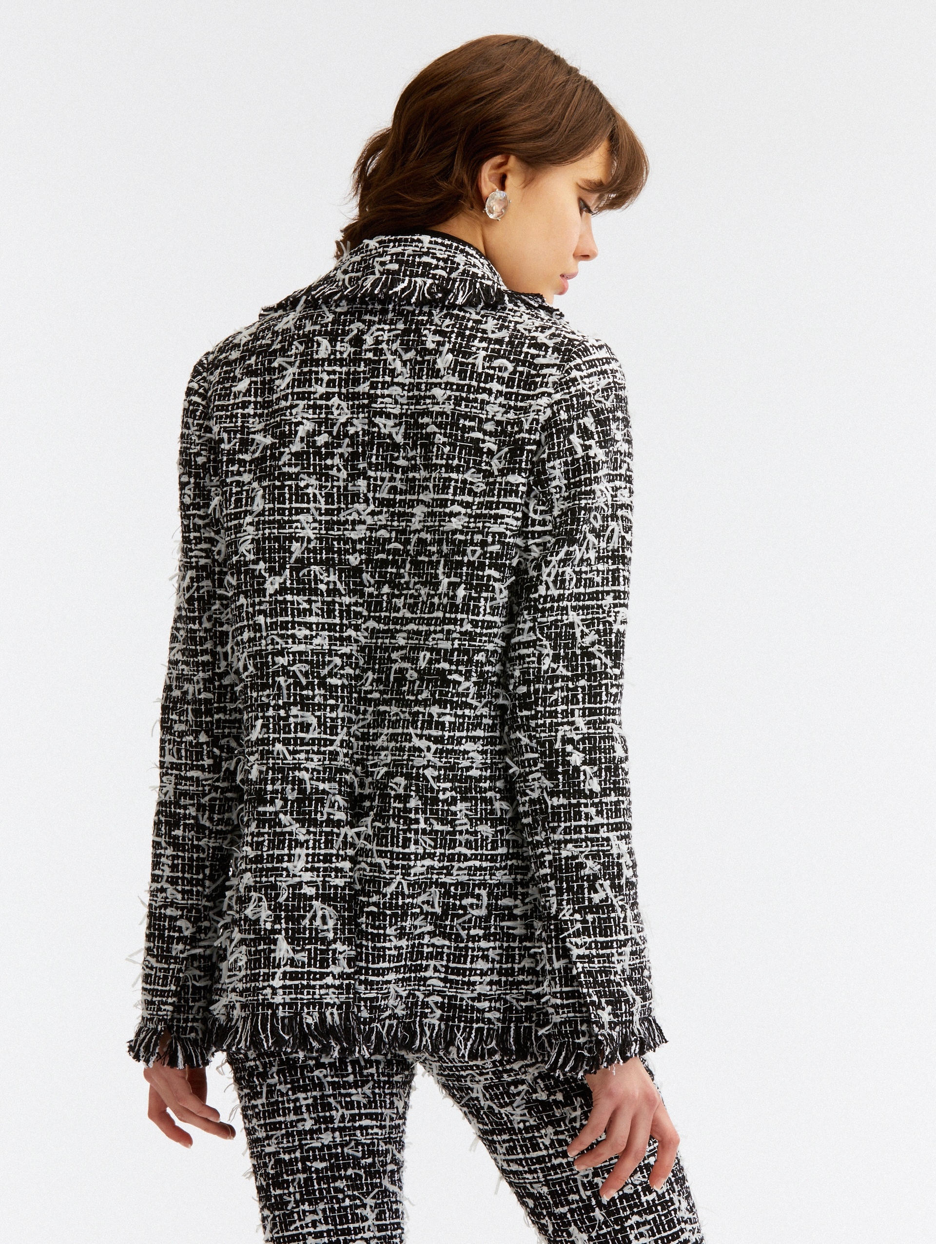 EYELASH TWEED BLAZER - 4