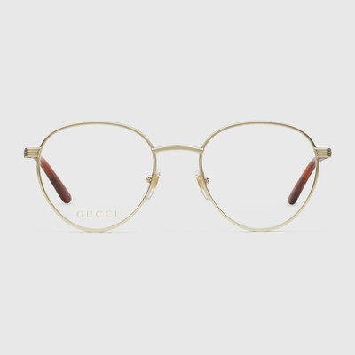 GUCCI Oval optical frame outlook