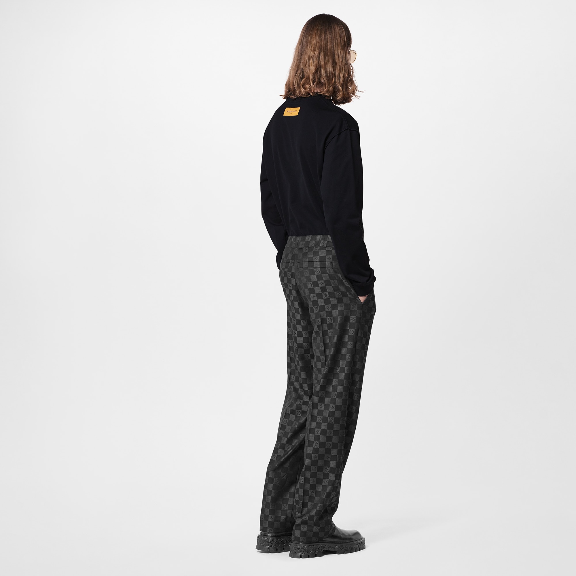 LV Fade Printed Long-Sleeved T-Shirt - 3