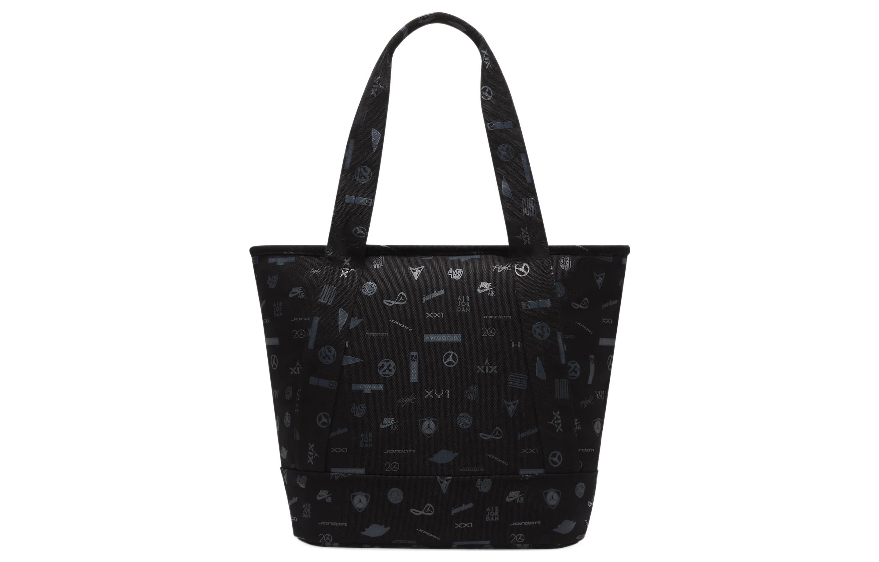 Air Jordan Flight Printed Recycled Cotton Carryall Tote 'Black' WA0785-023 - 4