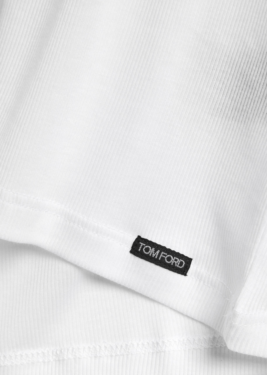 Tom Ford Ribbed Logo Jersey Tank - 5