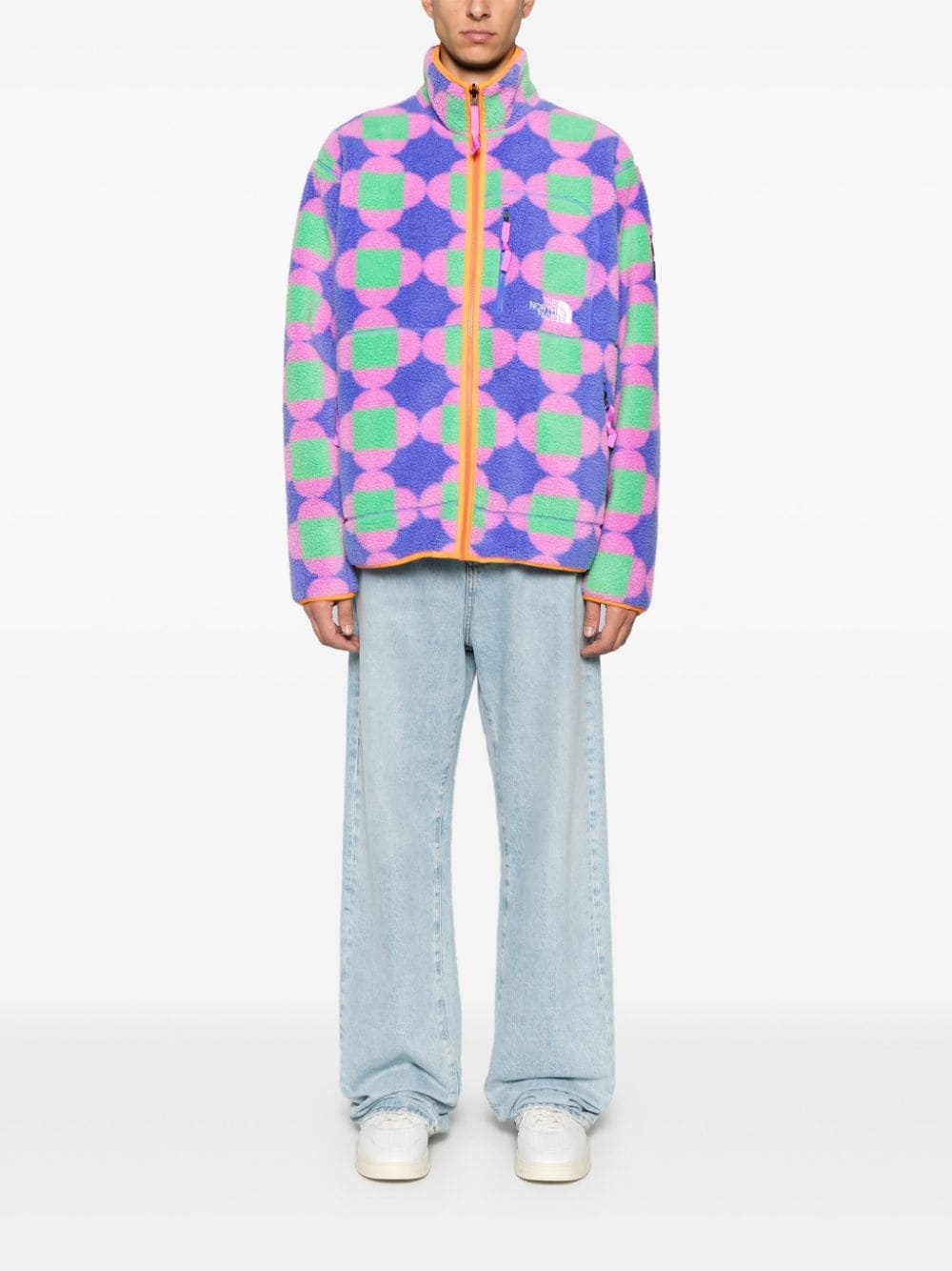 x Yinka Ilori reversible fleece jacket - 3