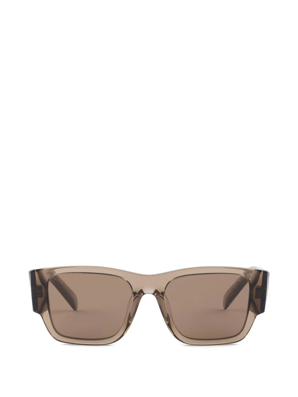 triangle-logo square-frame sunglasses - 1