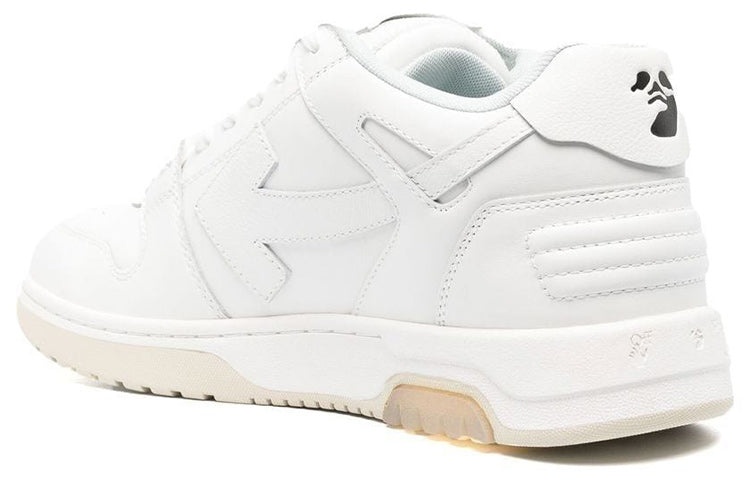 Off-White Out Of Office For Walking Low-Top Sneaker 'White Black' OMIA189C99LEA0050110 - 4