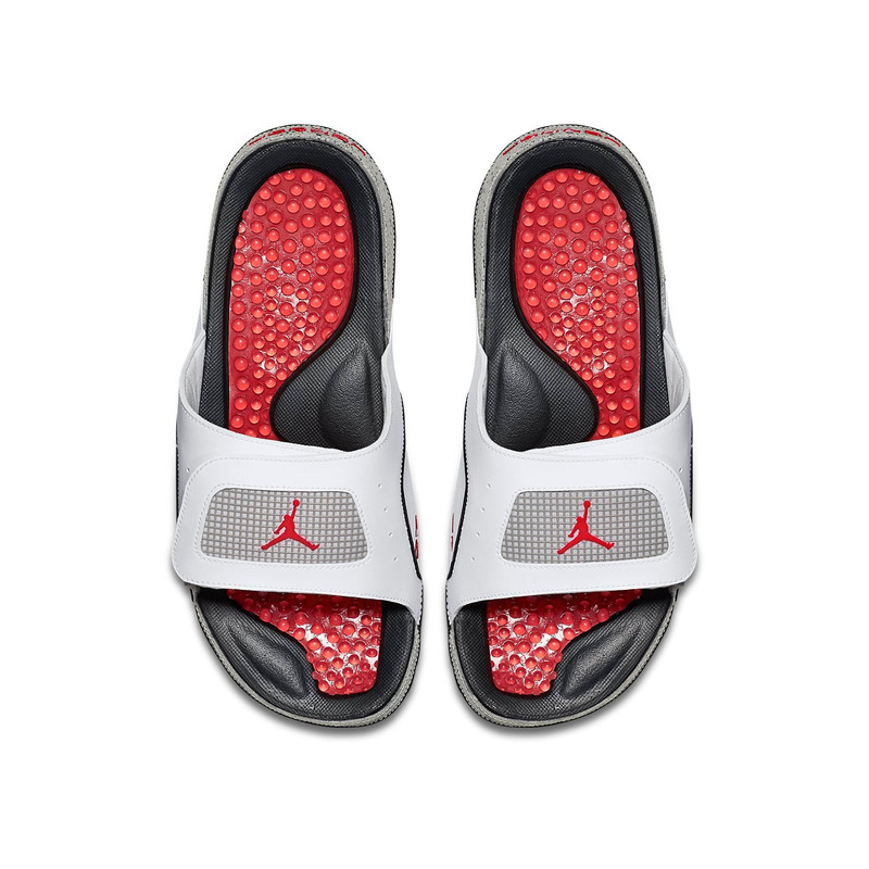 Jordan Air Jordan Hydro 4 Retro White Red Slippers 532225-104 outlook