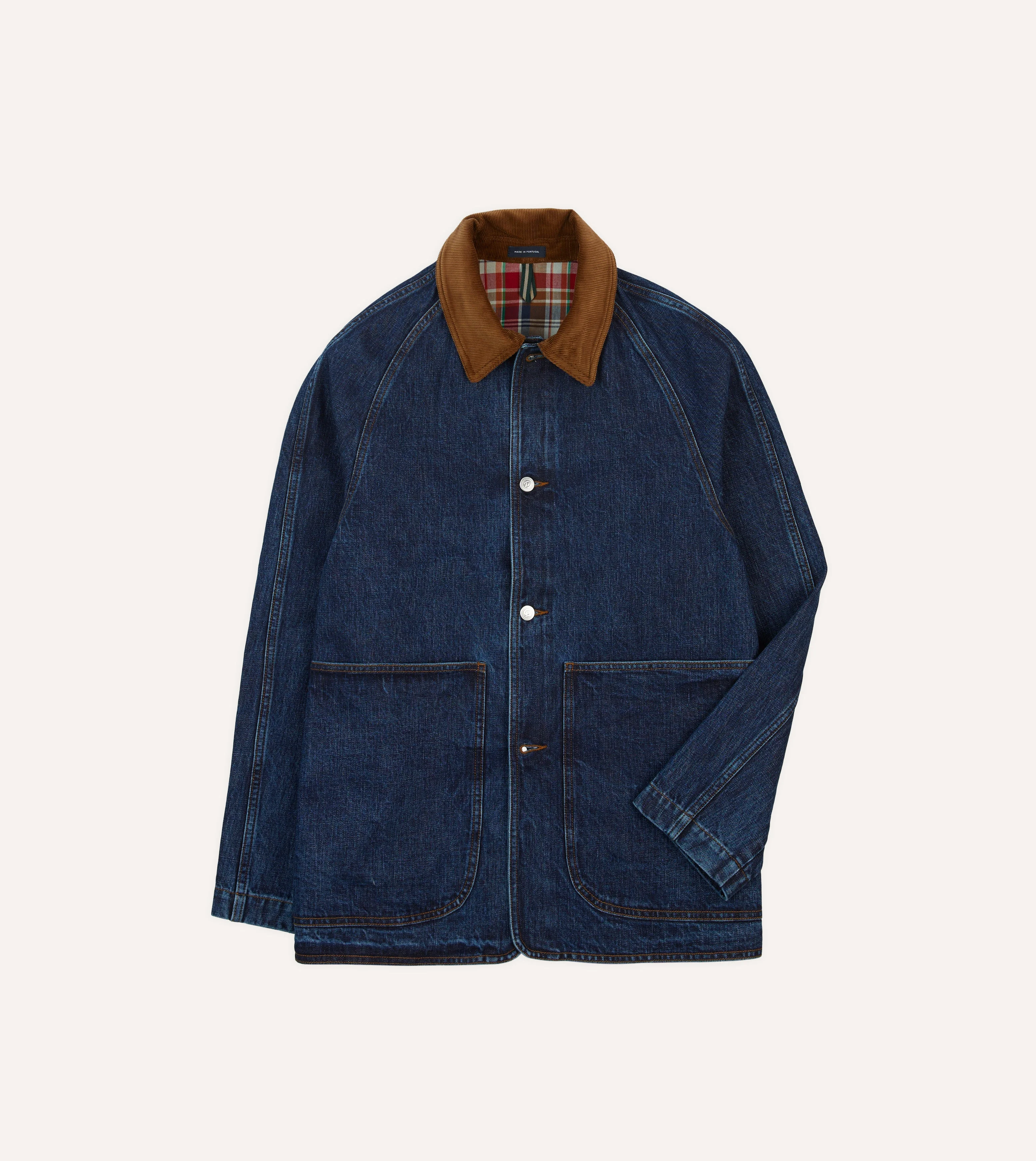 Stone Wash Denim Field Jacket - 1