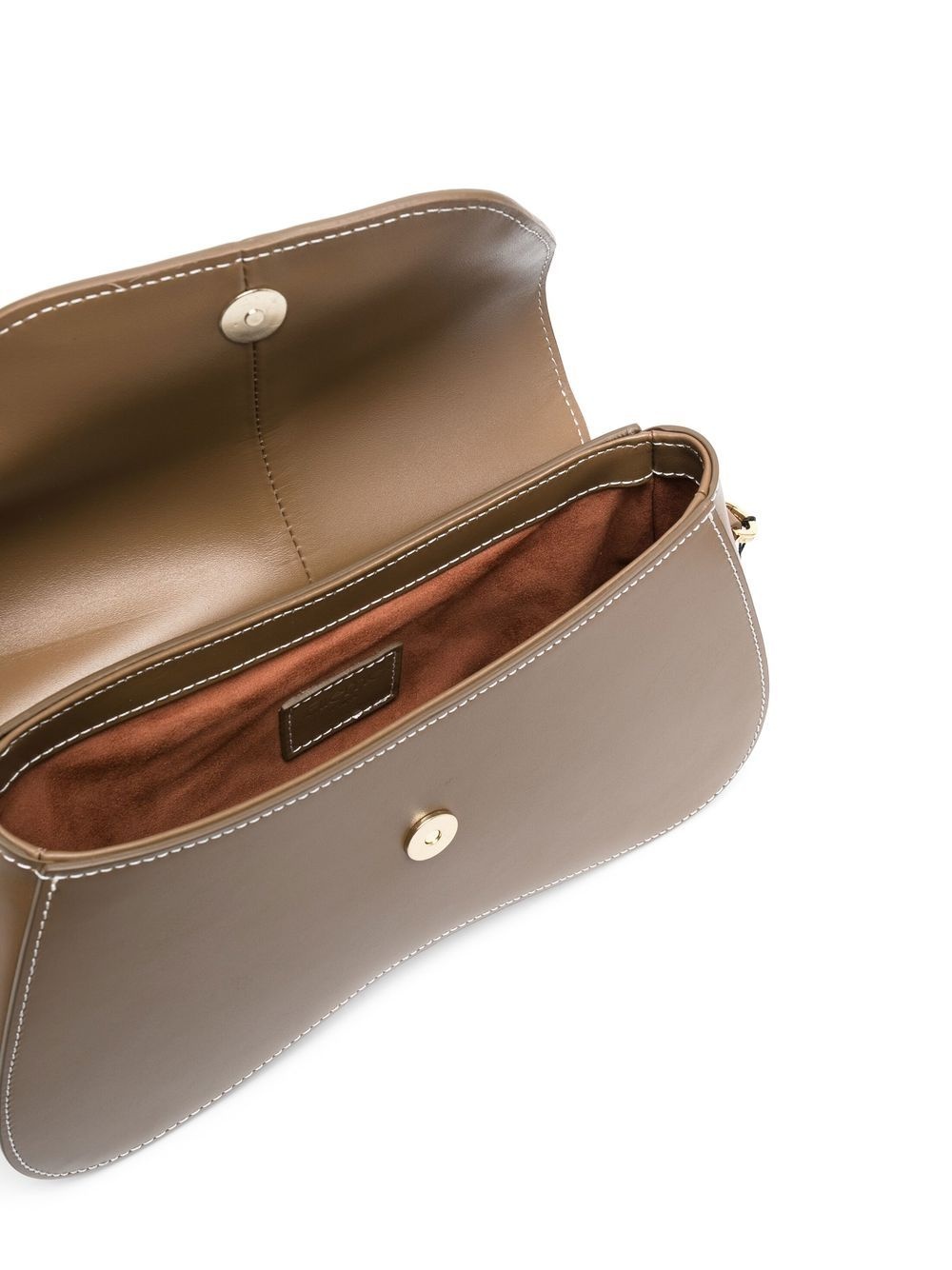 Space leather shoulder bag - 5