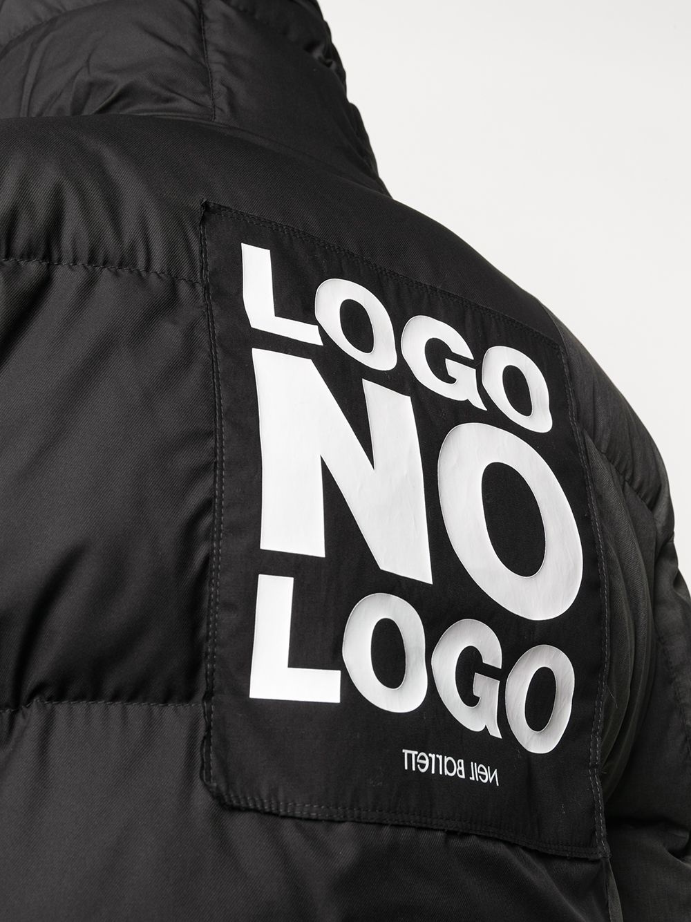 No Logo puffer jacket - 5