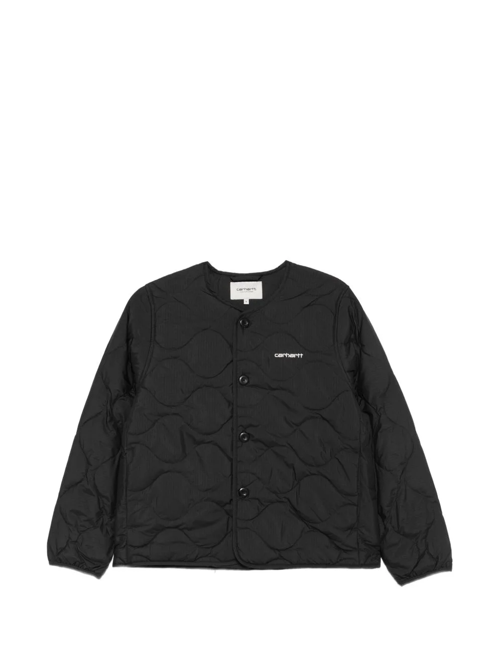 quilted ripstop jacket - 1