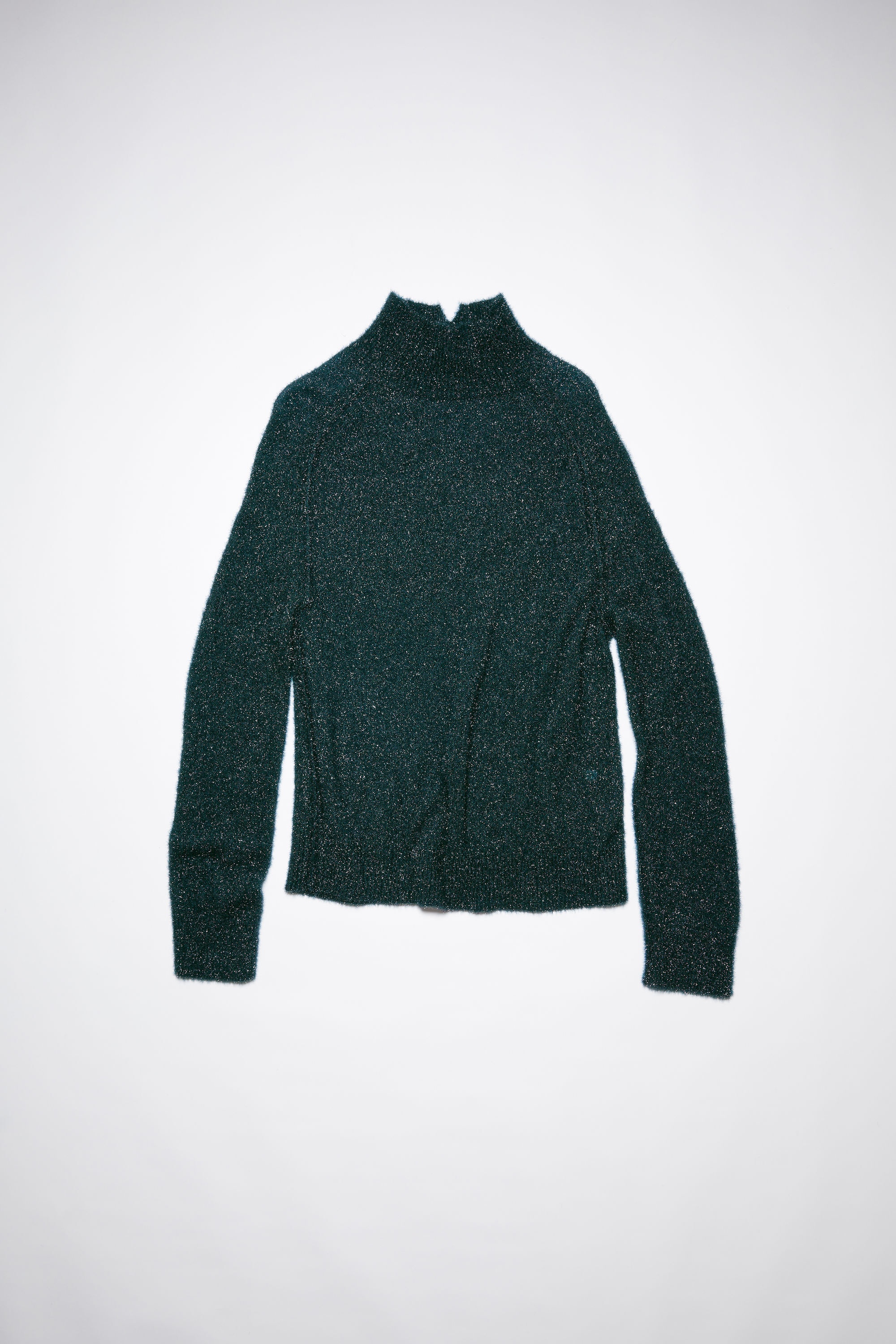 High neck jumper - Petrol blue - 1