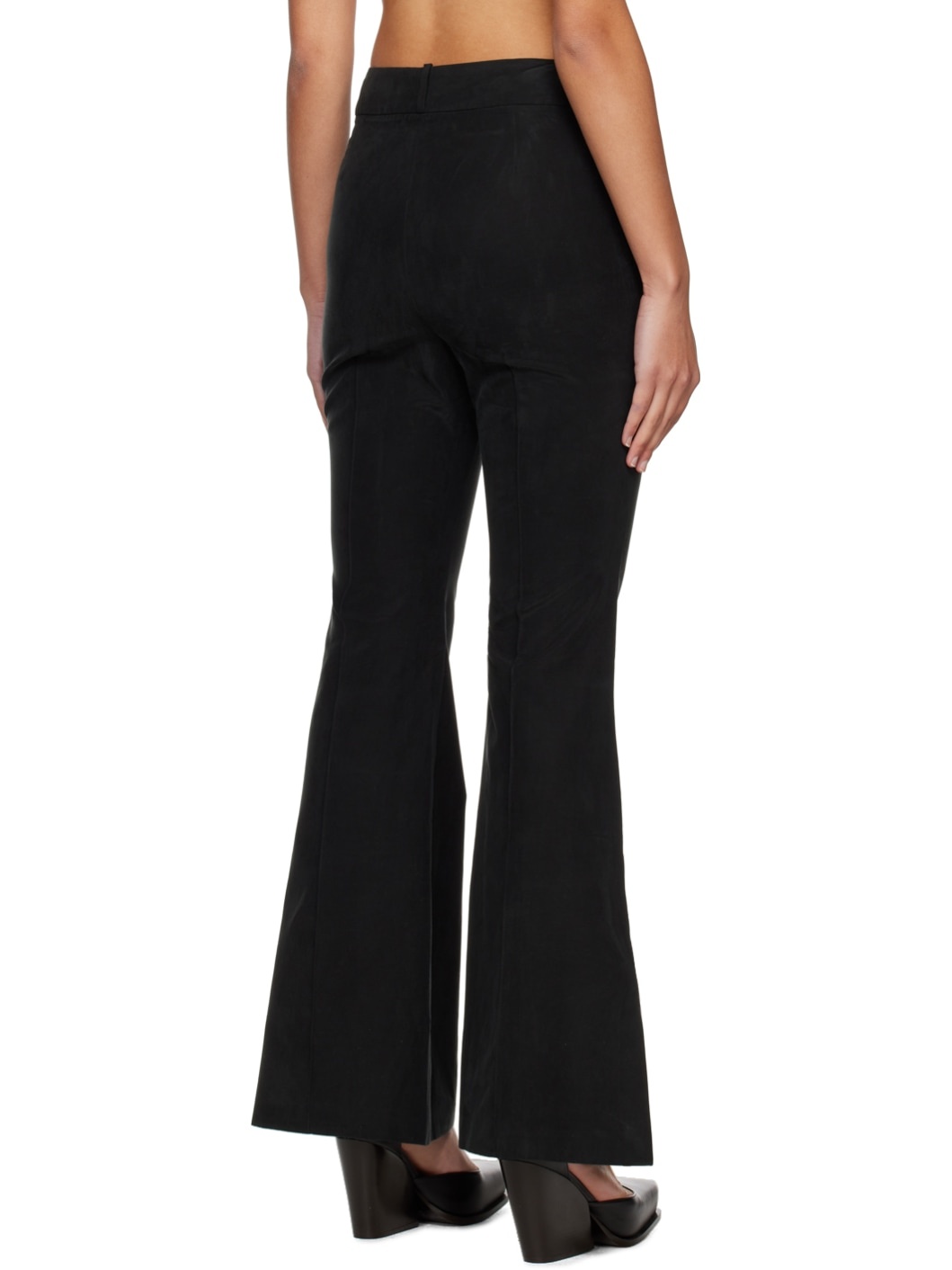 Black Flared Trousers - 3