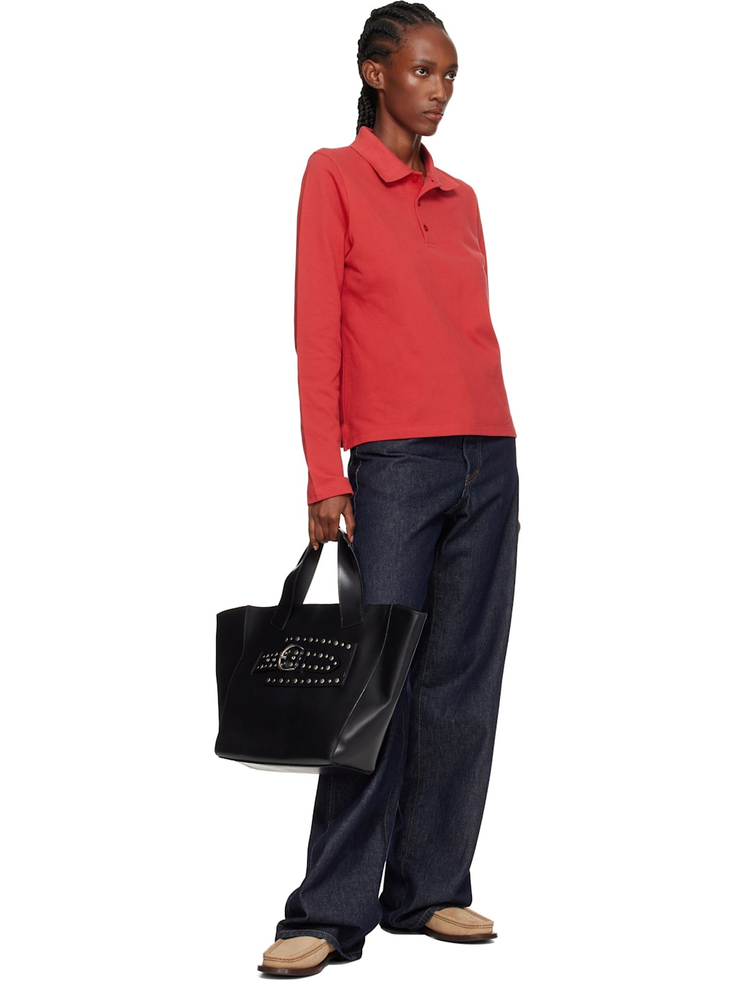Black Maxi Casilda Tote - 4