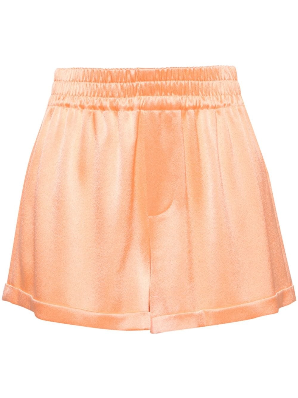 Richie Cuffed satin boxer shorts - 1