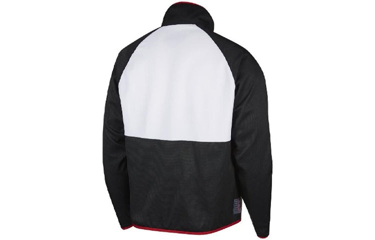 Air Jordan AJ11 Polartec Top Jacket 'Black White Gym Red' CU1495-010 - 2