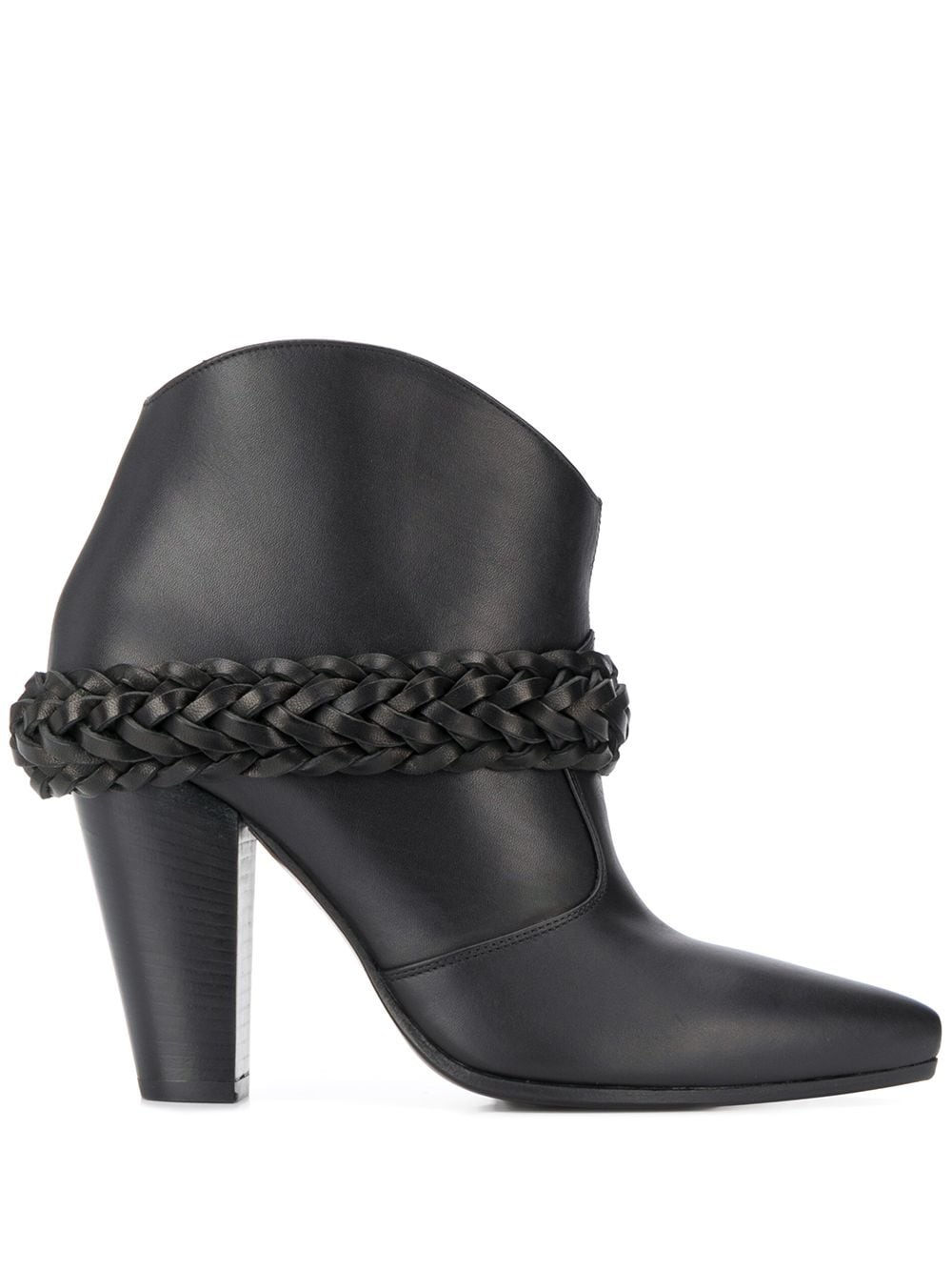 110mm braid-detail boots - 1