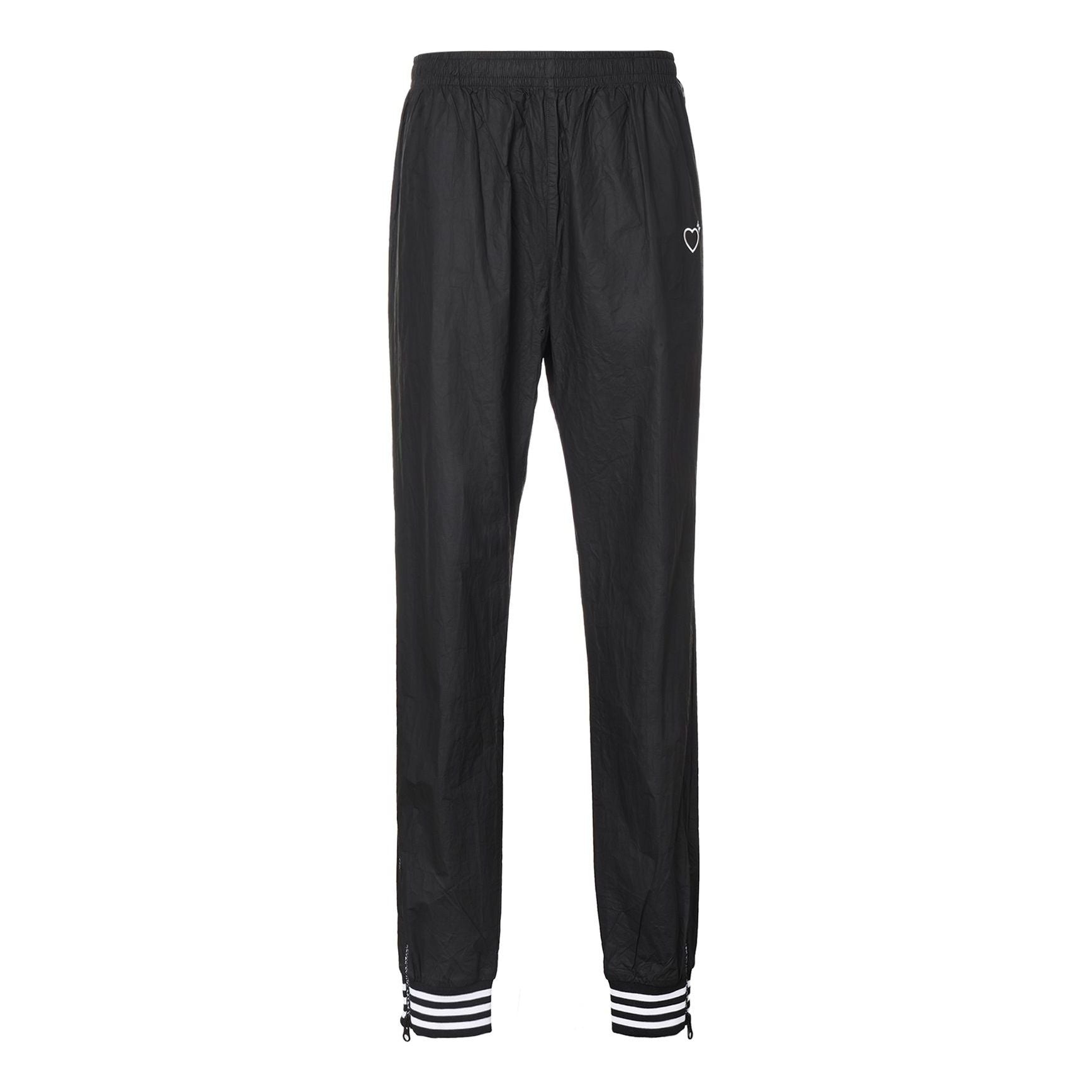 adidas originals x HUMAN MADE Crossover Embroidered Logo Sports Pants Black GM4629 - 1