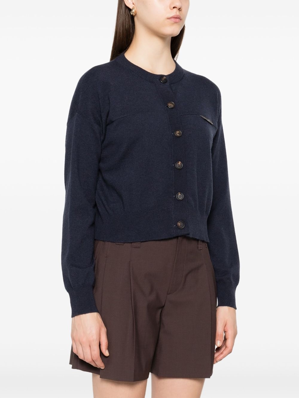 Monili-chain cardigan - 3