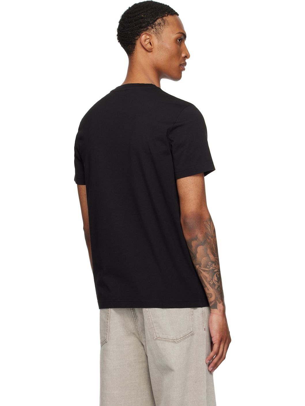 Black Short Sleeve T-shirt - 3