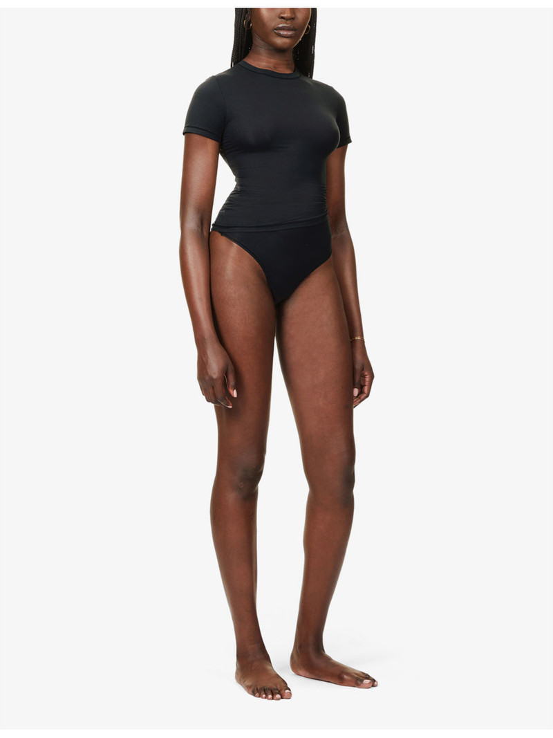 SKIMS Fits Everybody stretch-jersey T-shirt outlook