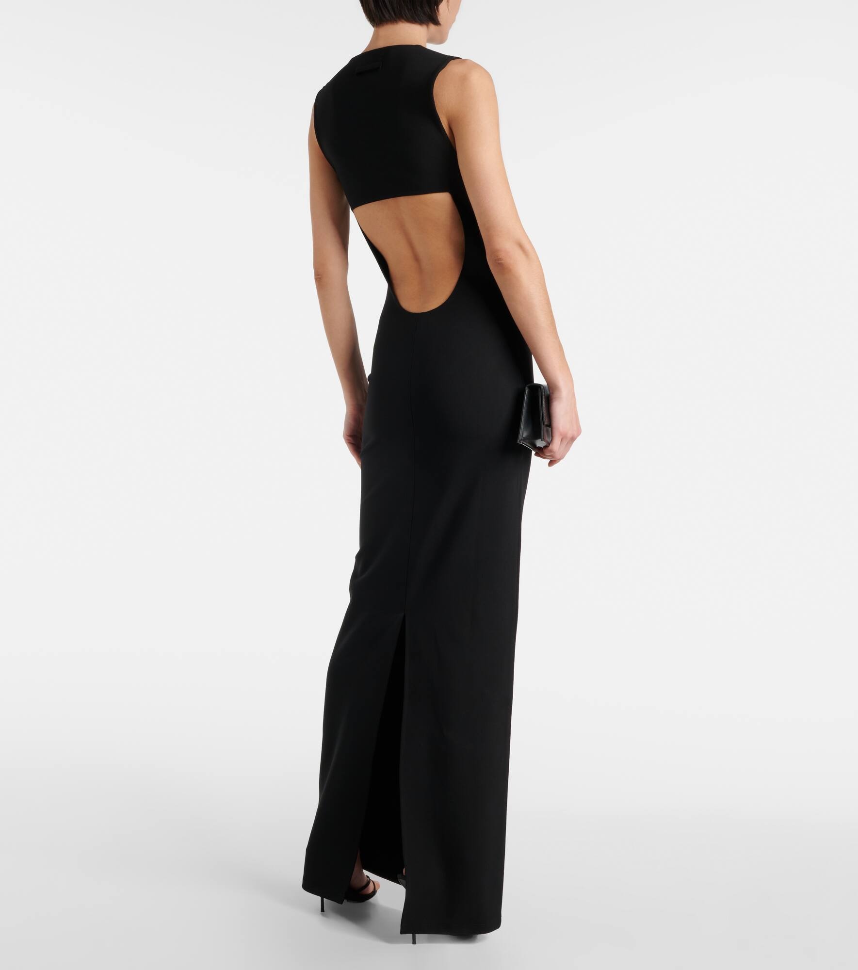 Cutout jersey gown - 3