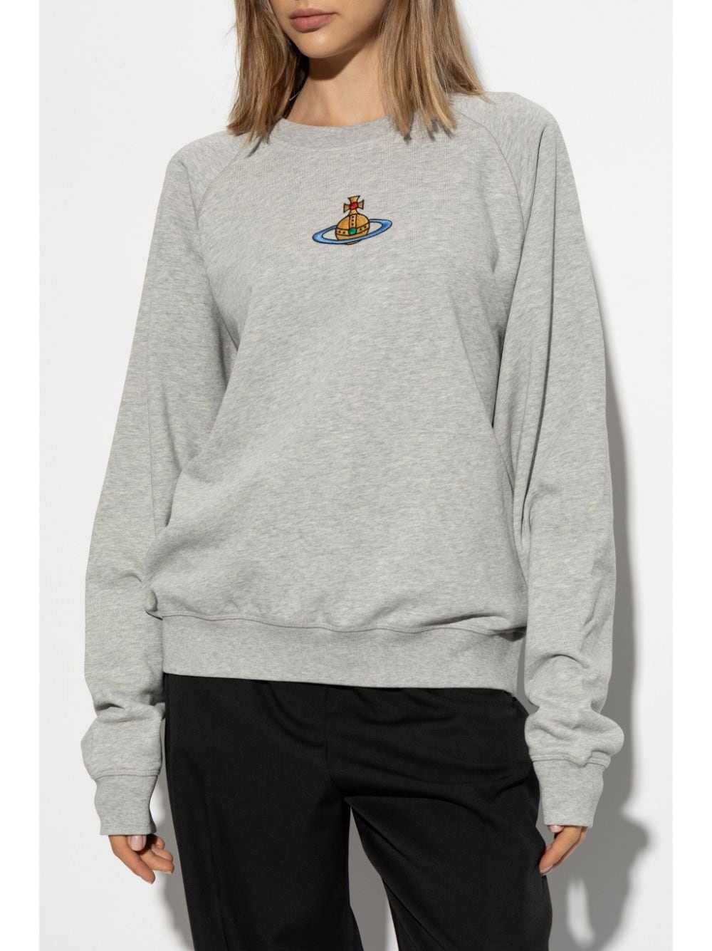 Orb logo-embroidered sweatshirt - 5