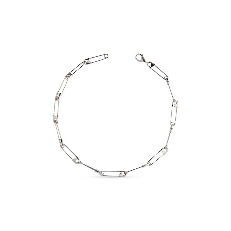BALENCIAGA Safe Necklace in Silver outlook