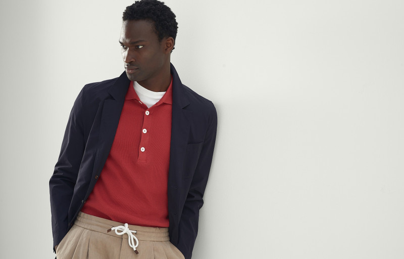 Water-resistant microfiber outerwear blazer 6