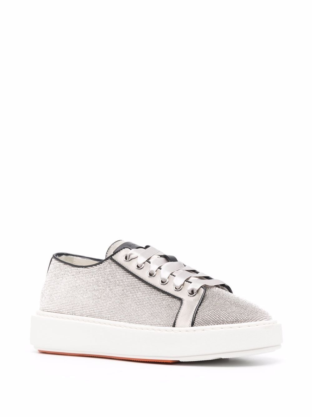 Derby sequin-embellished low-top sneakers - 2