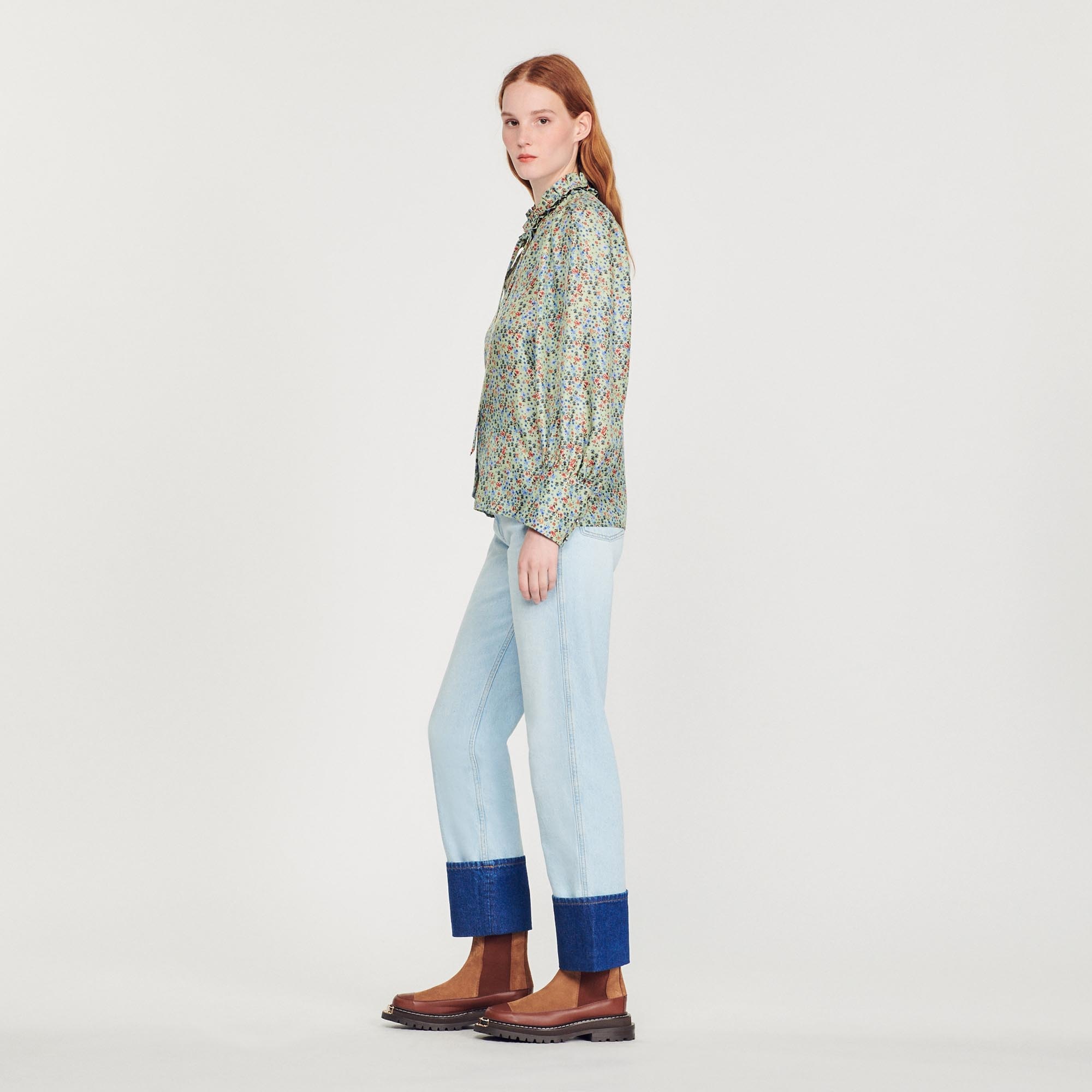 Flowing blouse with Liberty Flower print - 7