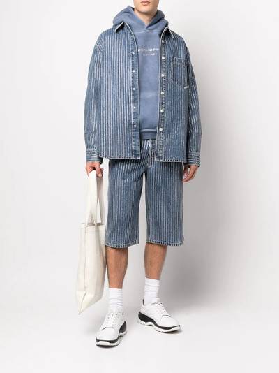 Alexander Wang below-knee denim shorts outlook