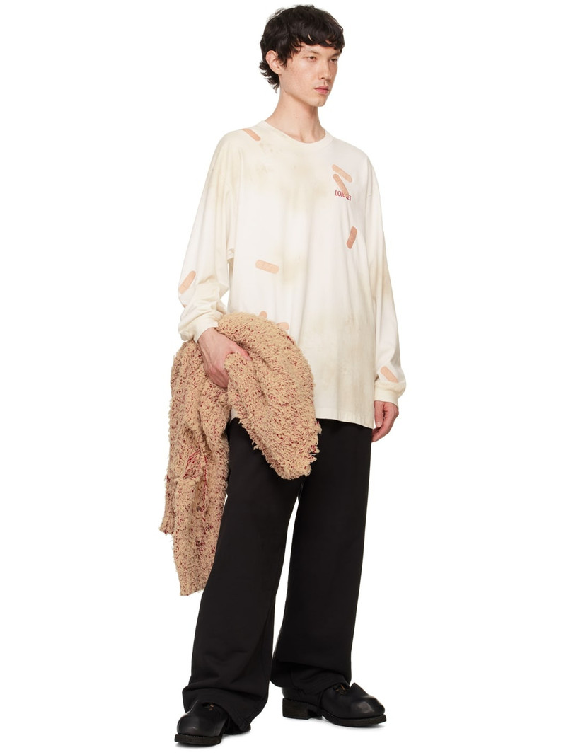 doublet White Bandage Embroidery Long-Sleeve T-Shirt outlook