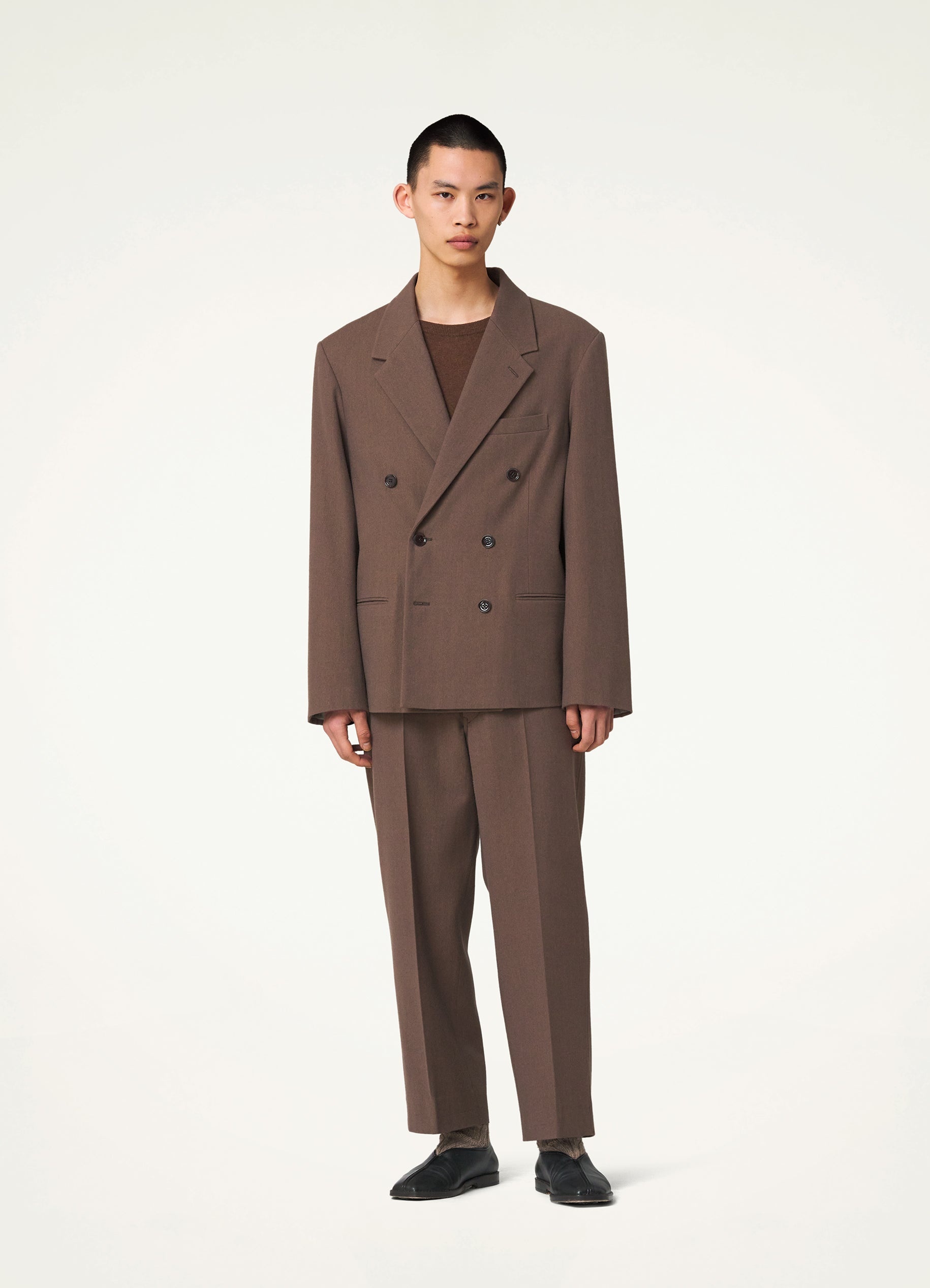 Lemaire BOXY DOUBLE BREASTED JACKET | REVERSIBLE