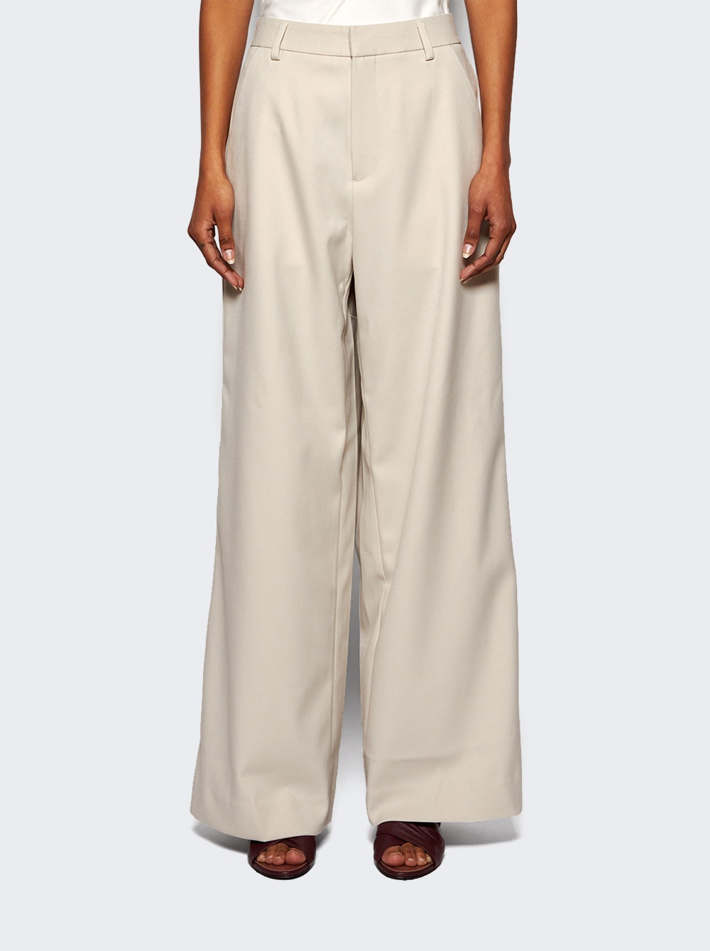 Wide Leg Trouser Fondant - 2