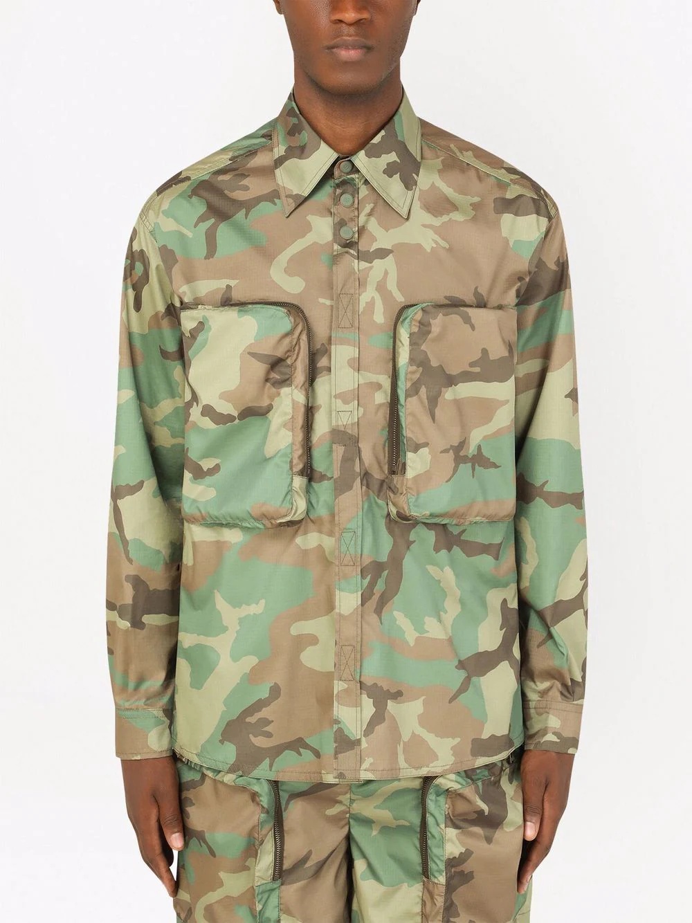 camouflage-print shirt - 3