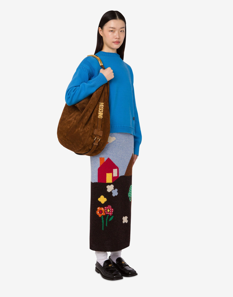 MOSCHINO HANDLE ME LARGE SHOULDER BAG 4