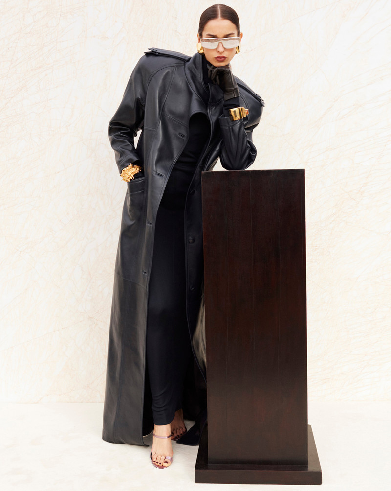 SAINT LAURENT long dress in viscose outlook