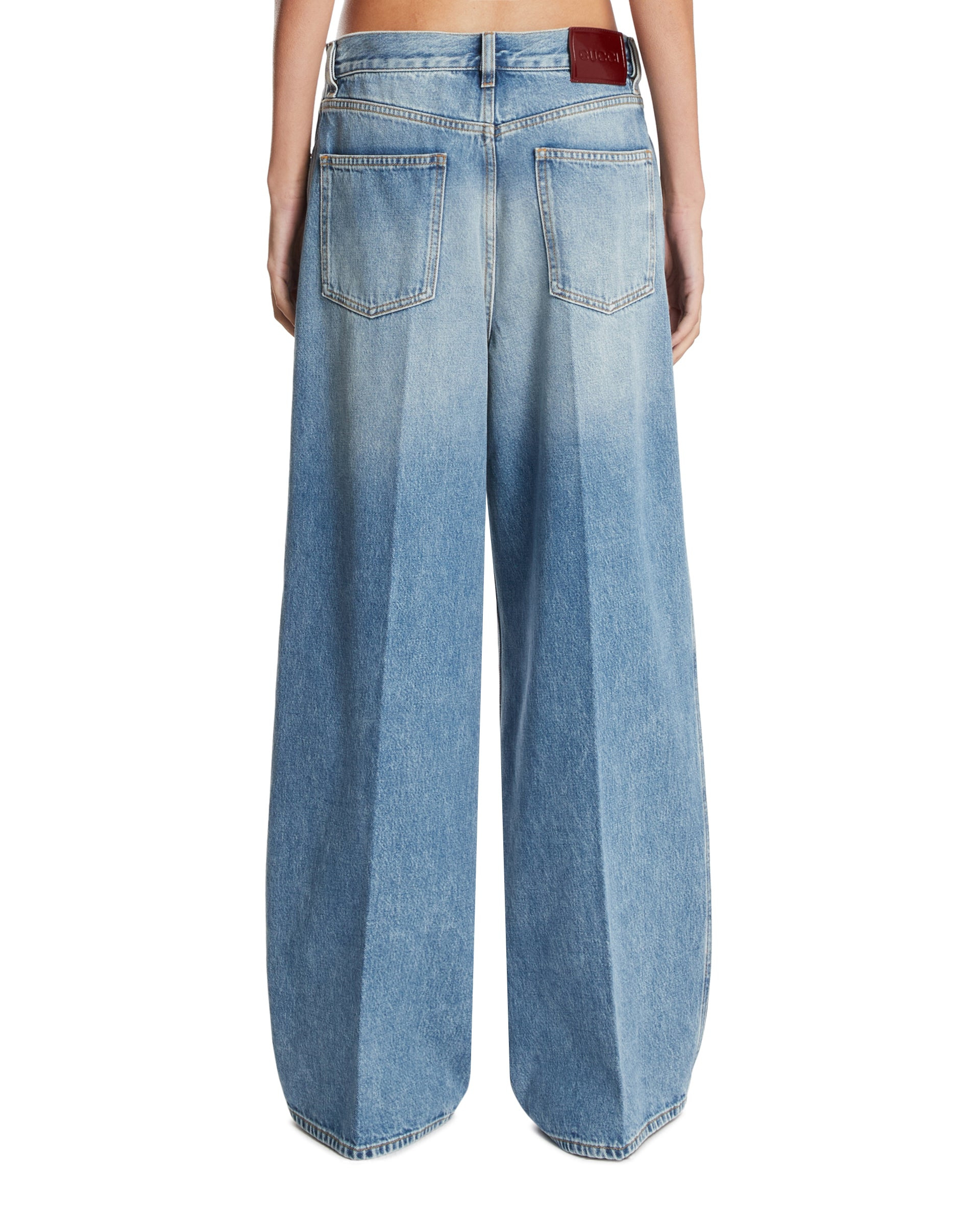 Blue Wide-Leg Jeans - 3