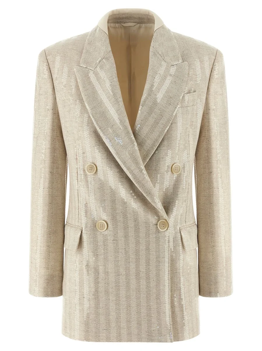 Brunello Cucinelli Sequin Blazer - 1