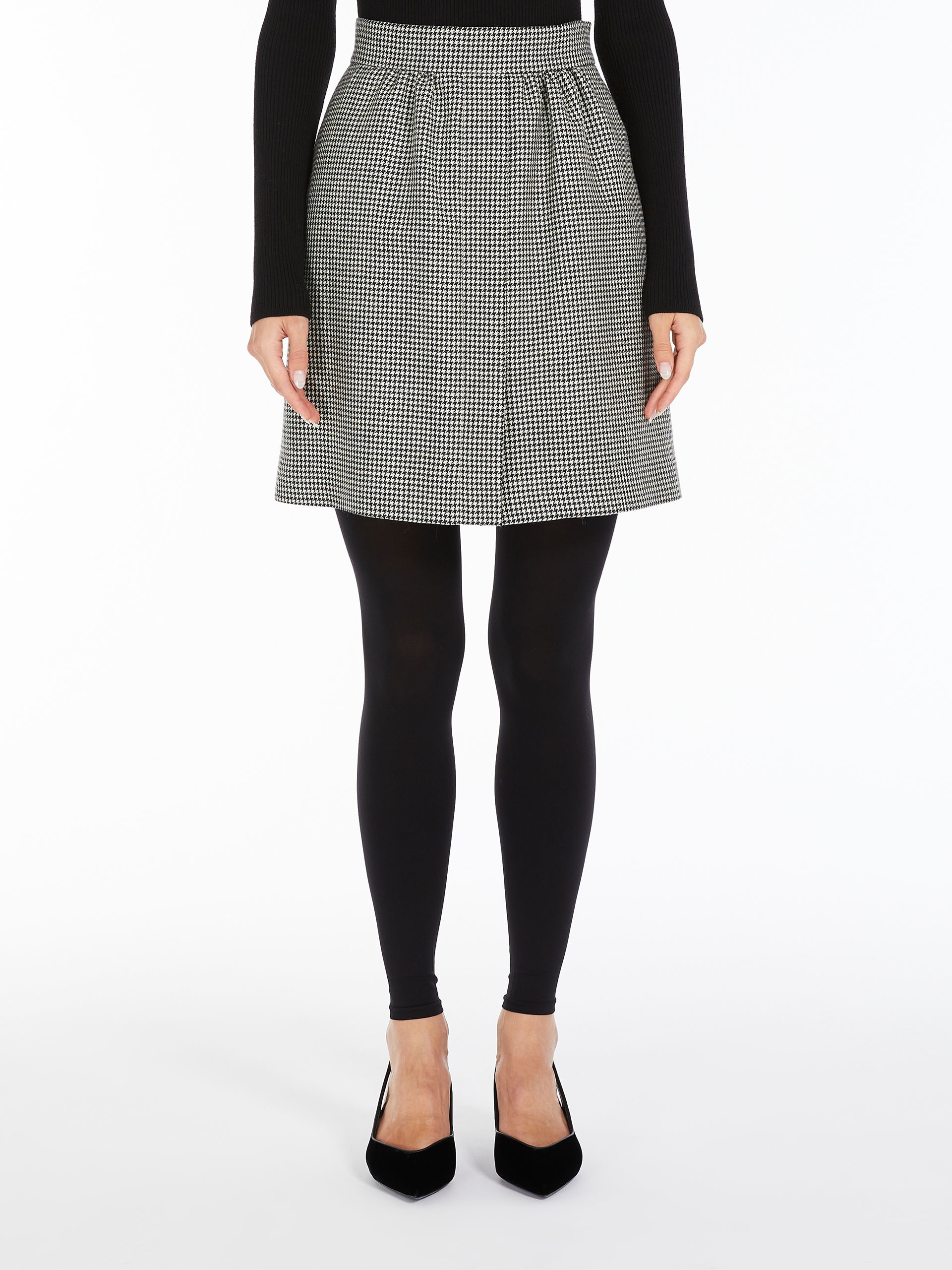 TOANO Pencil skirt in patterned wool - 3