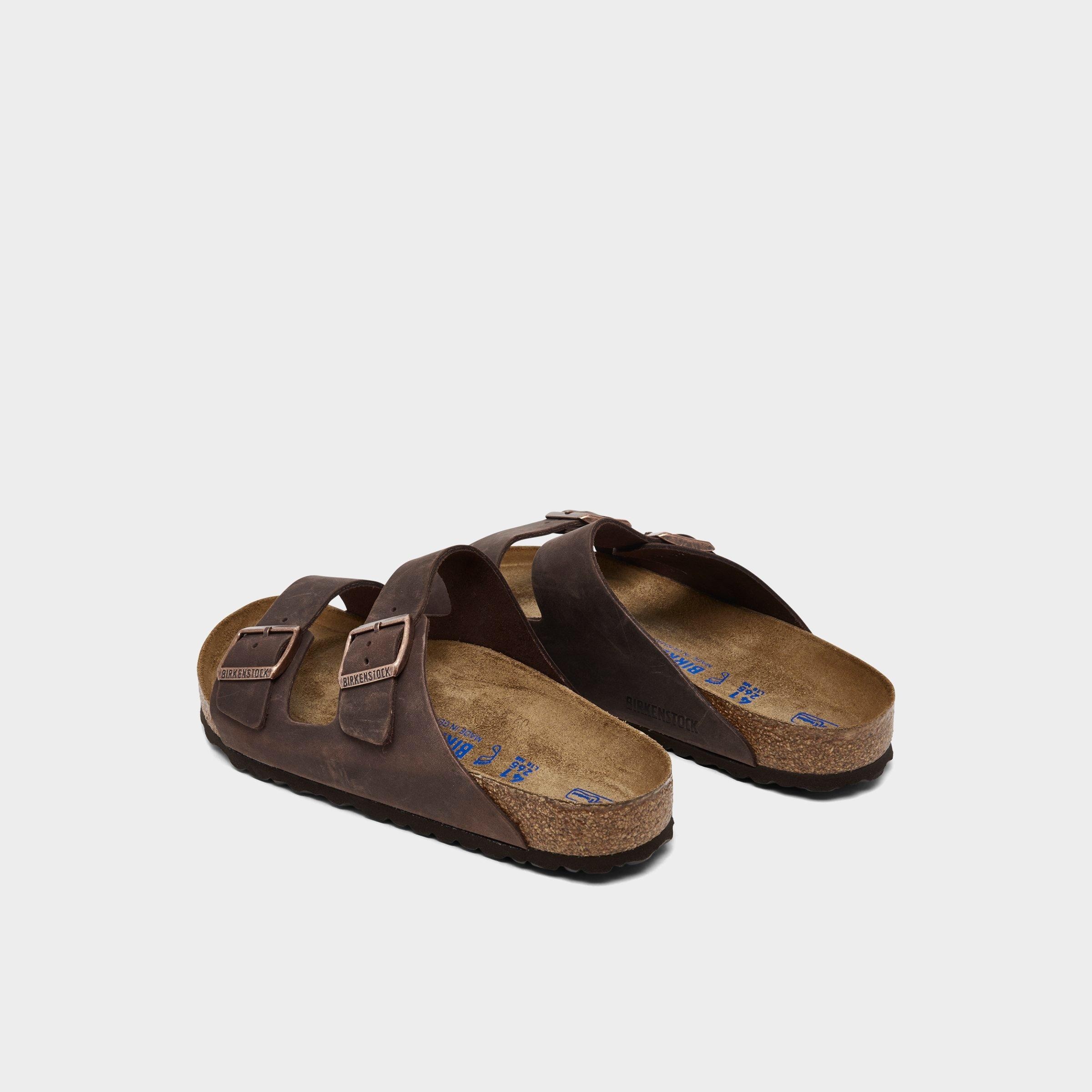 MEN'S BIRKENSTOCK ARIZONA OILED LEATHER SANDALS - 4