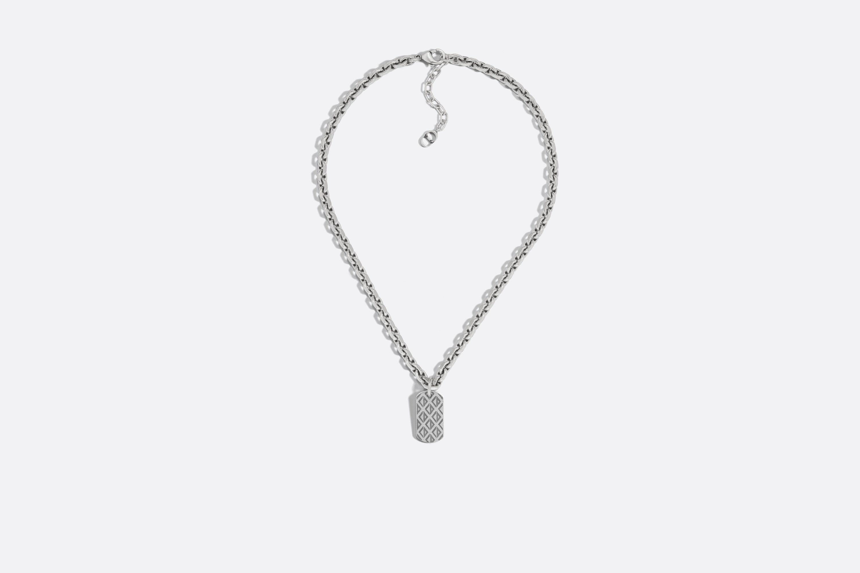 CD Diamond Plate Pendant Necklace - 1