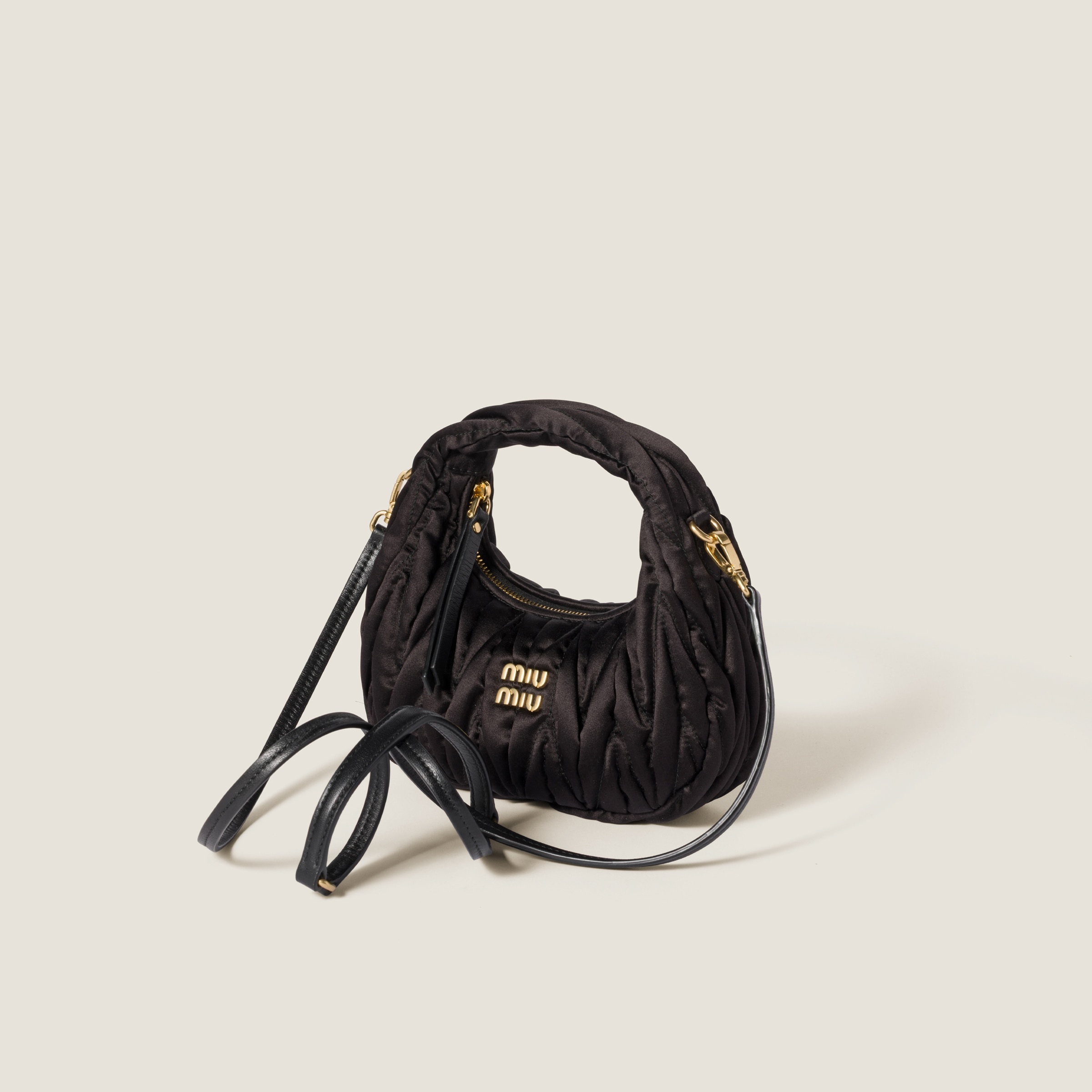 Wander matelassé silk mini-bag - 2