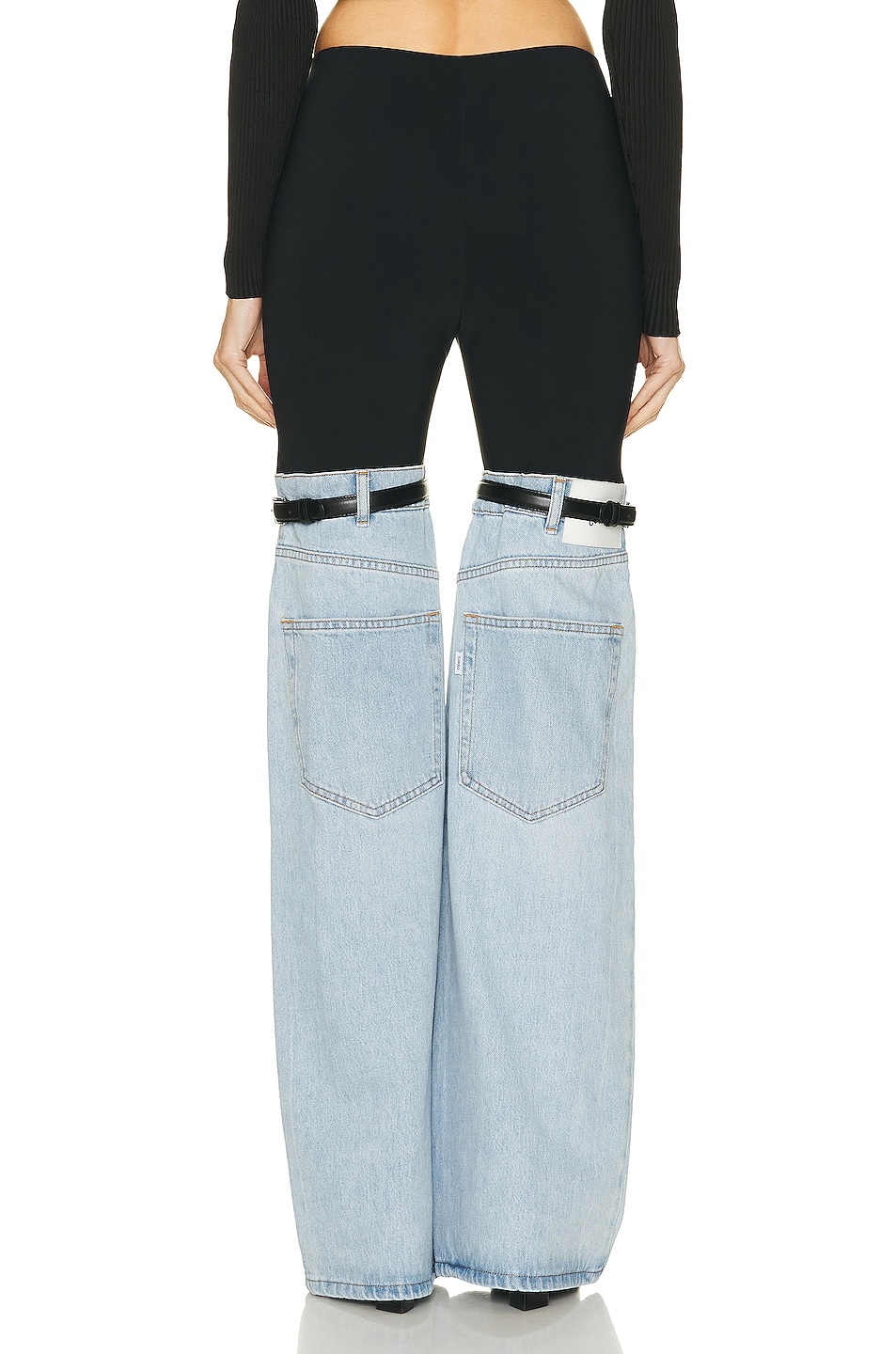 Denim Hybrid Flare Trouser - 3