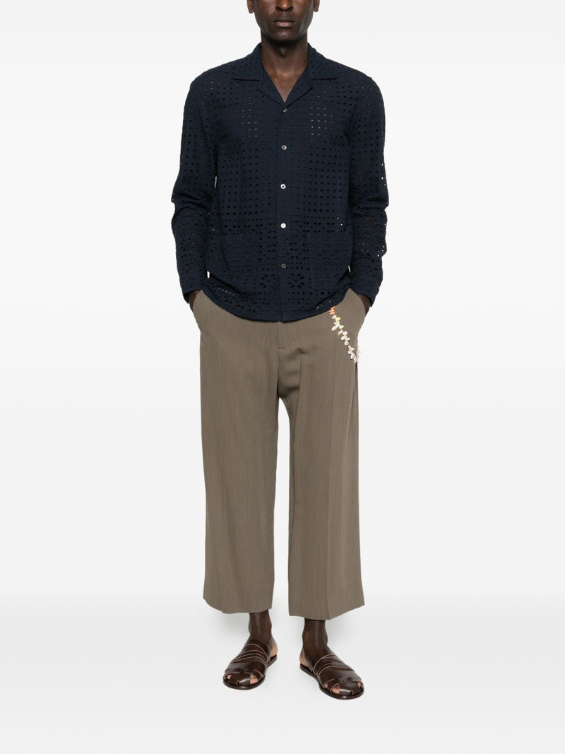 baziszt eyelet-detail shirt outlook