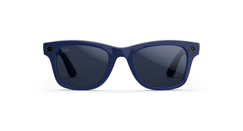 Ray-Ban Meta Wayfarer (Gen 2) Shiny Cosmic Blue Transitions® Sapphire Lenses 1
